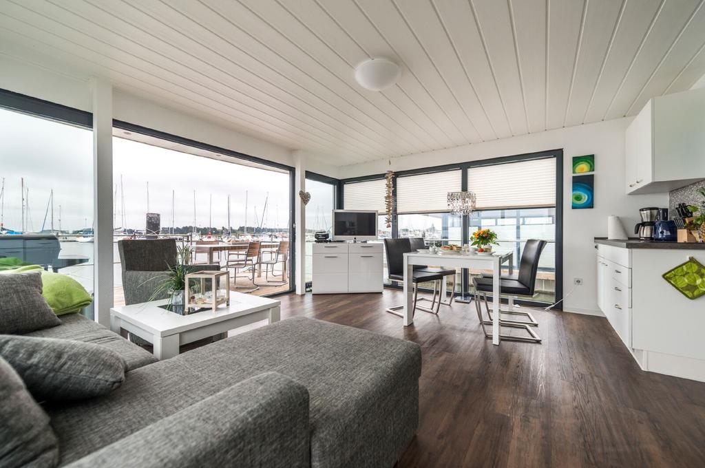 Hausboot Fjordblik Hotel Kollund Osterskov Buitenkant foto