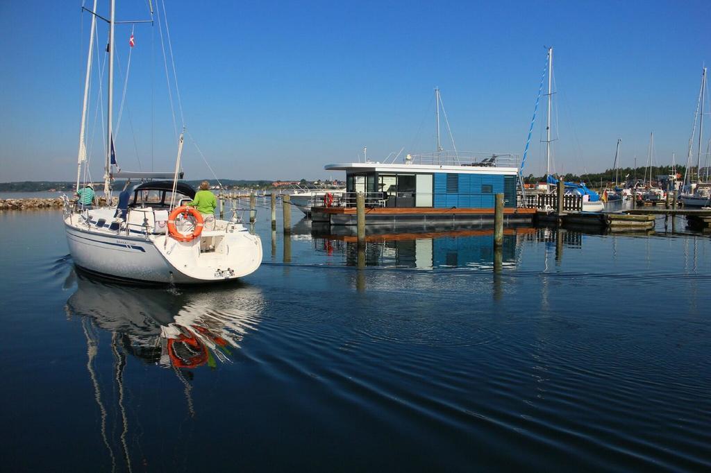 Hausboot Fjordblik Hotel Kollund Osterskov Buitenkant foto