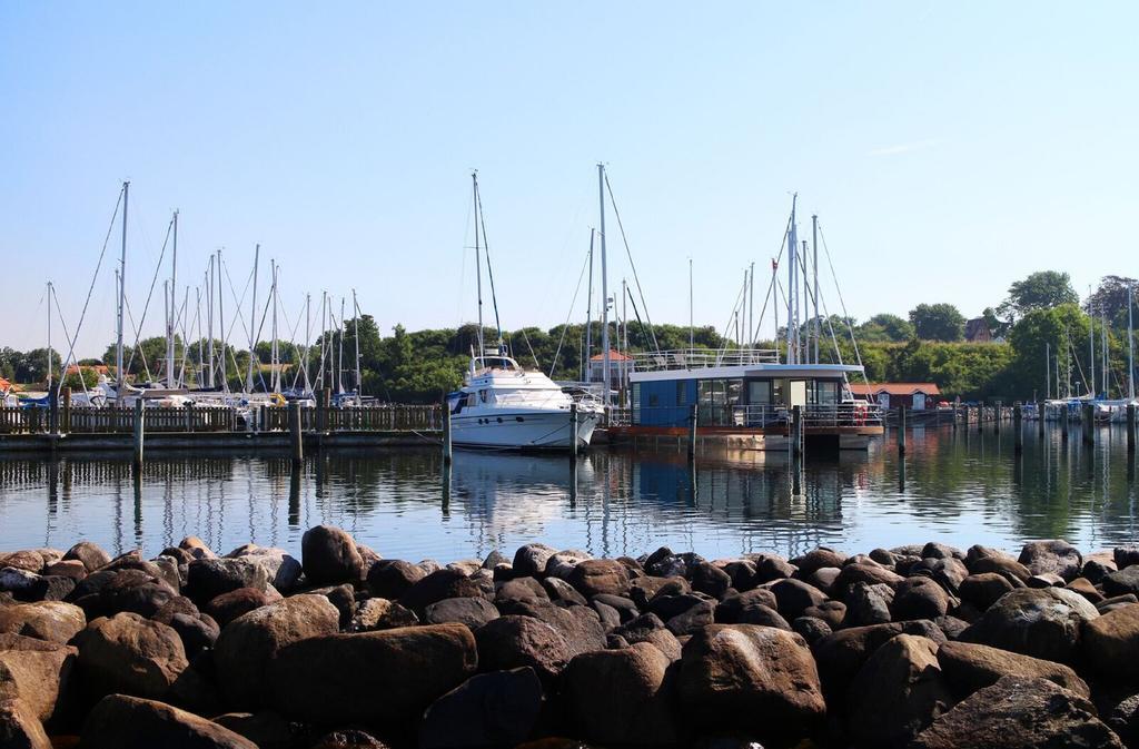 Hausboot Fjordblik Hotel Kollund Osterskov Buitenkant foto