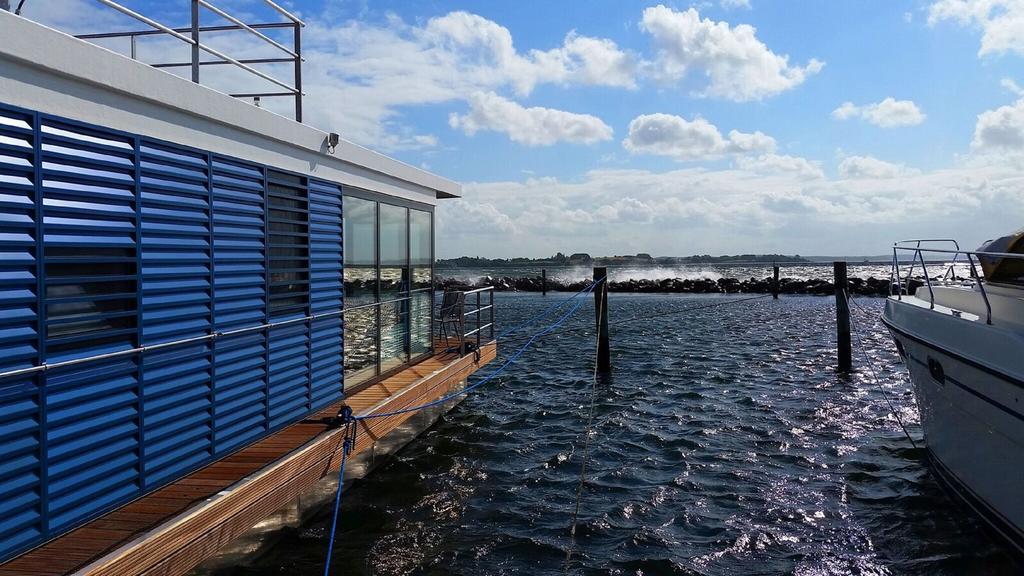 Hausboot Fjordblik Hotel Kollund Osterskov Buitenkant foto